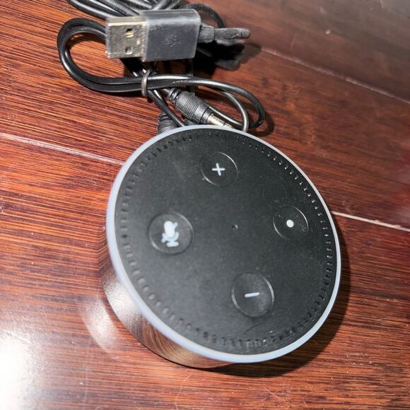 AMAZON - ECHO DOT 2ND GENERATION - SMART SPEAKER WITH ALEXA - BLACK - Picture 1 of 8